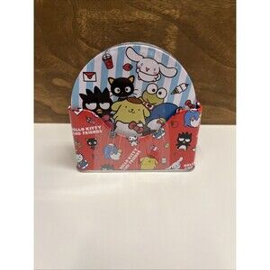 Hello Kitty and Friends 7 Piece Coaster Set w/ Holder Sanrio Keroppi Cinnamoroll